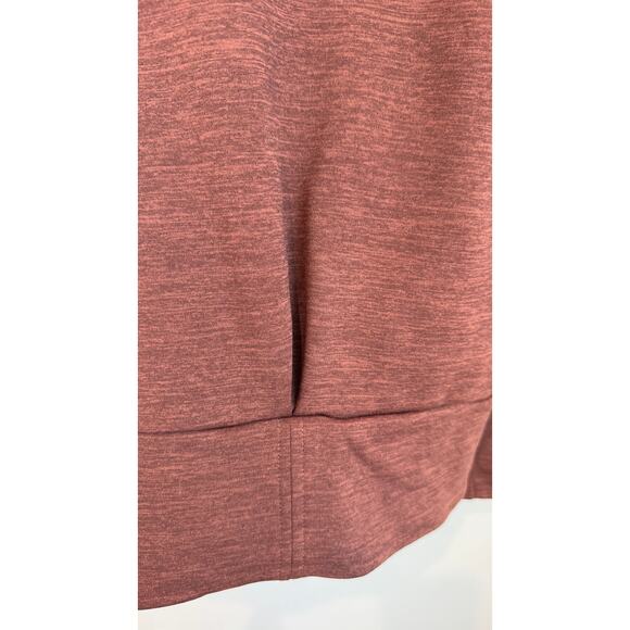 Athleta Altitude Polartec Half Zip Sweatshirt Rust Size Large - Picture 5 of 12